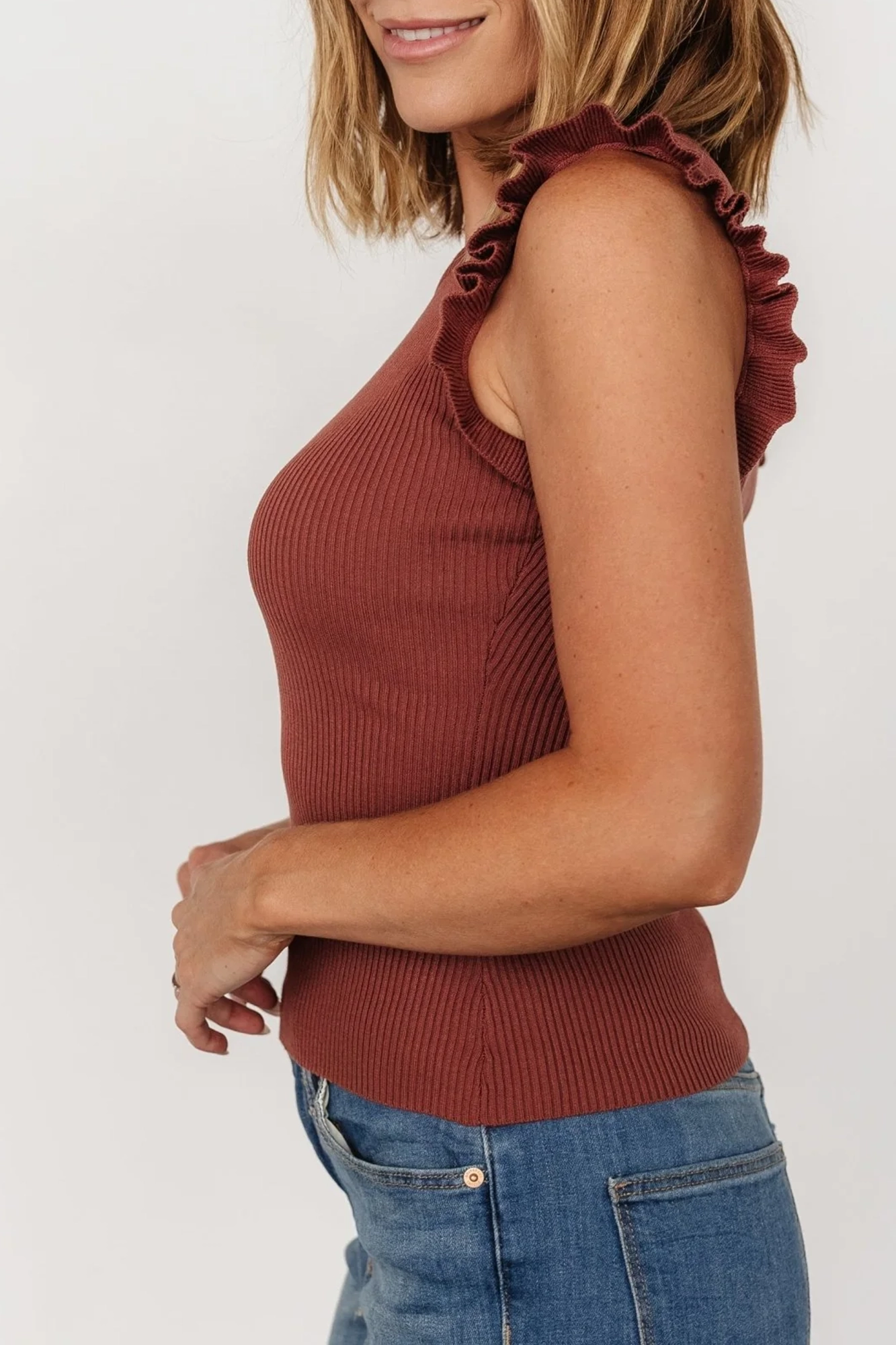 Soft Breathable Ribbed Knitted Shirt