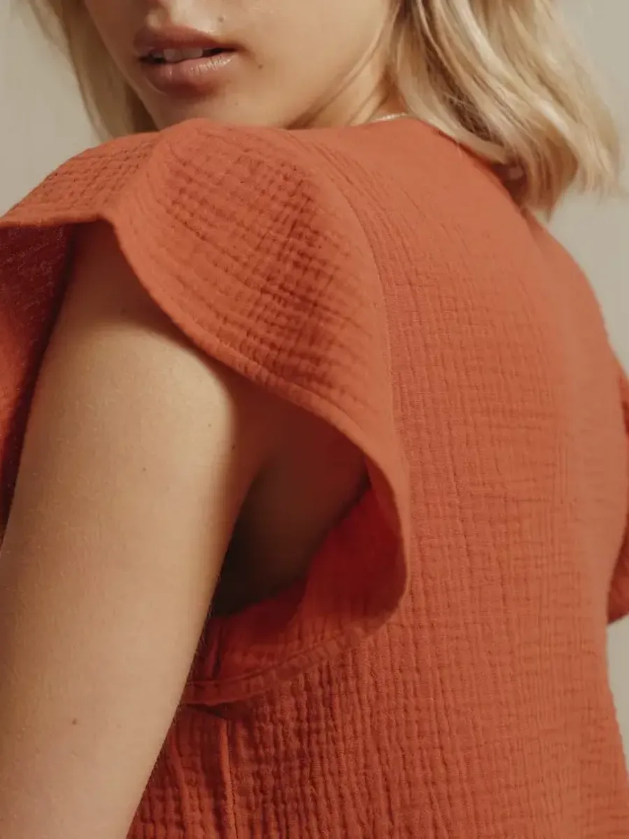 Elementary Frill Detail Blouse