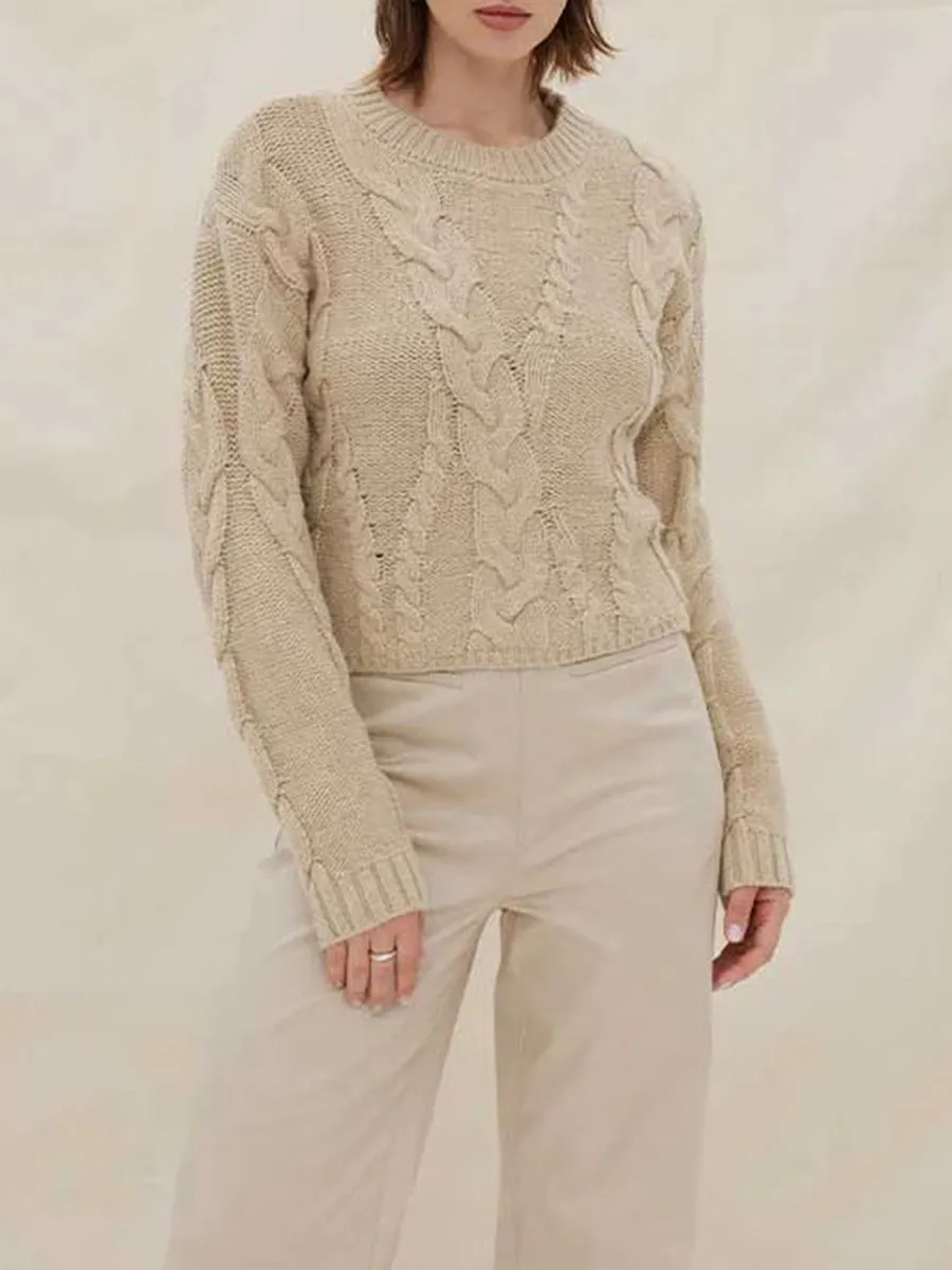 Chunky Linked Cable Knit Sweater