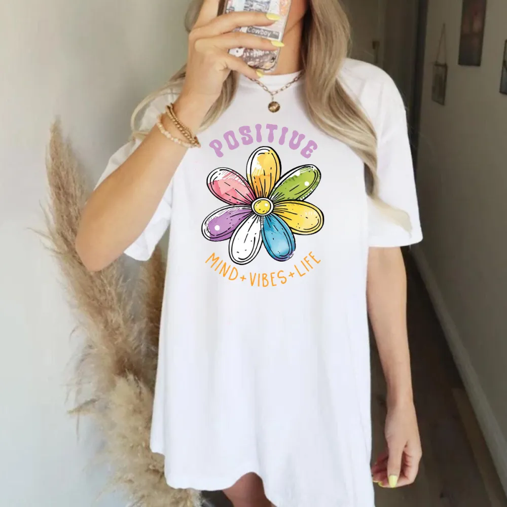 Floral Graphic Casual T-Shirt