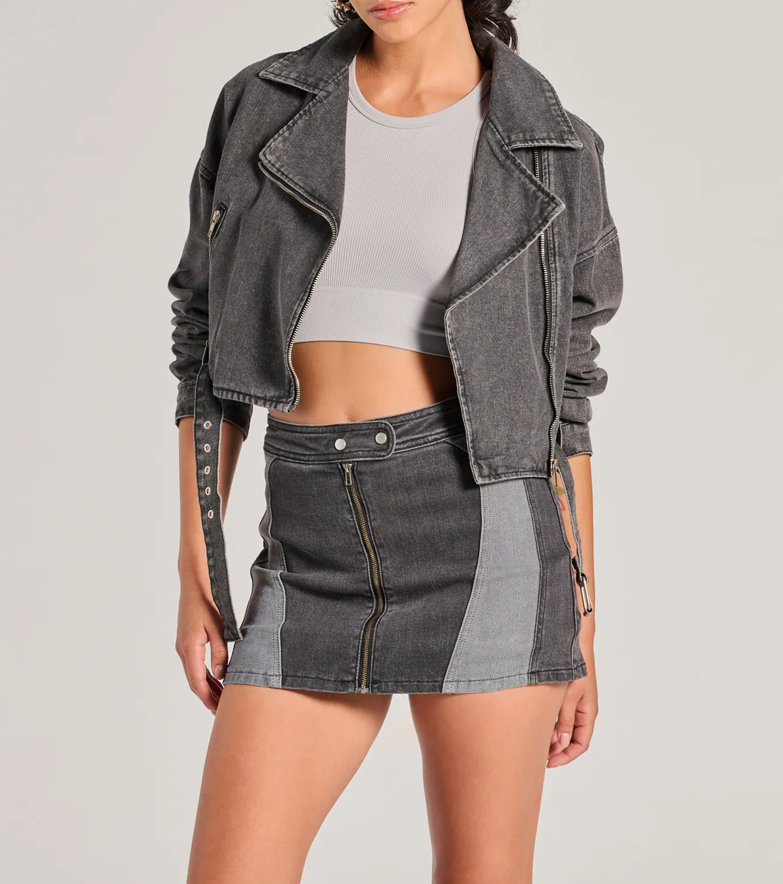 Add Some Edge Moto Denim Jacket