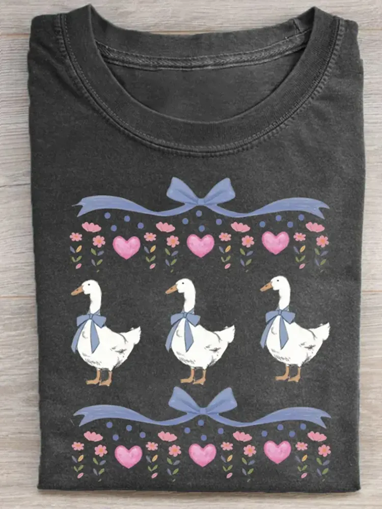 1980S Blue Ribbon Goose T-Shirt