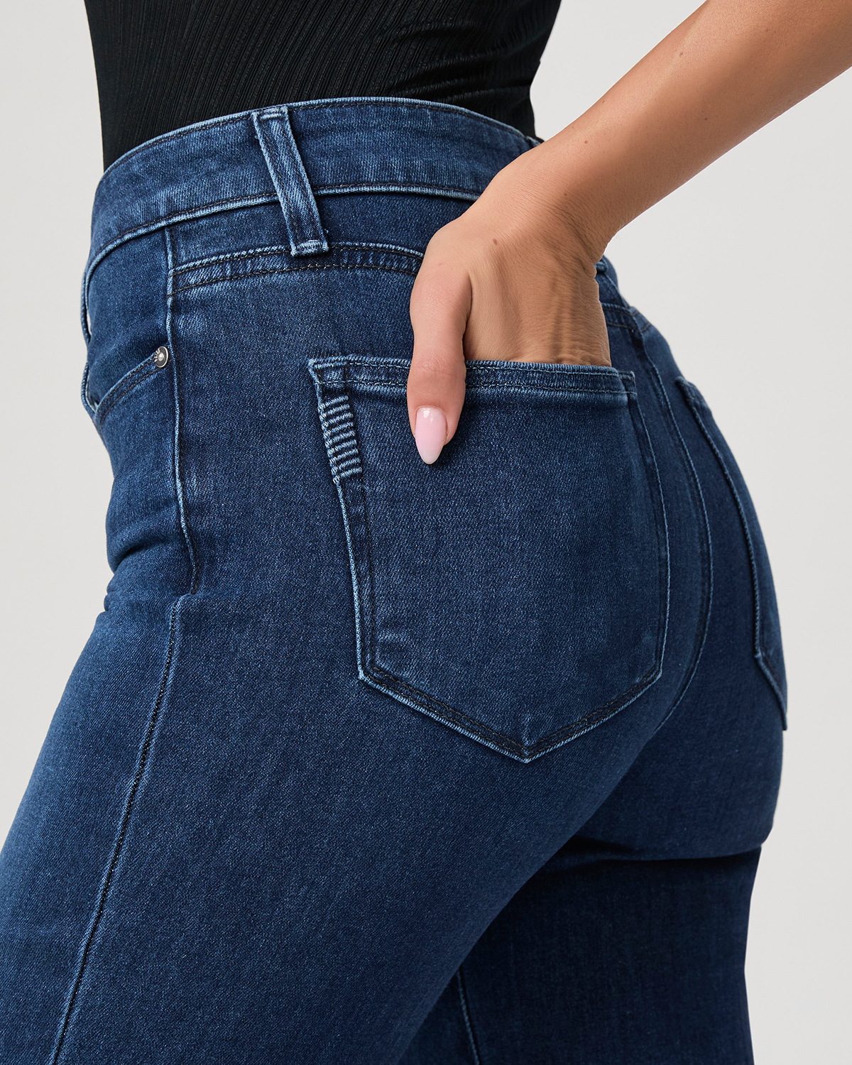 Dark Blue Flared Jeans