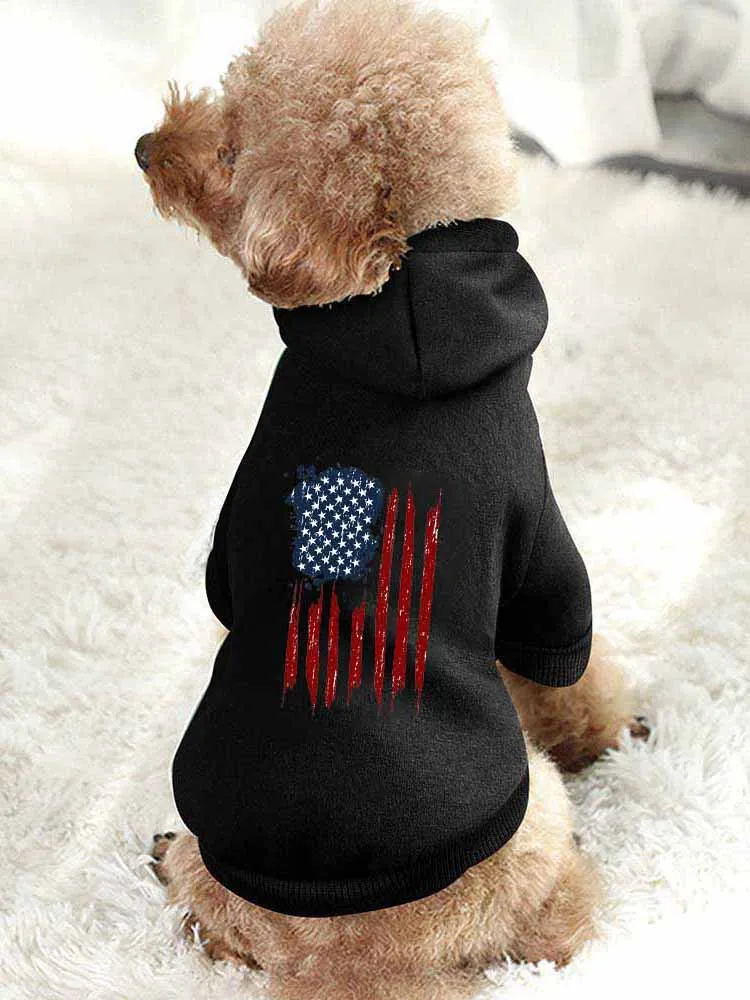 Pet Clothes With National Flag Prints
