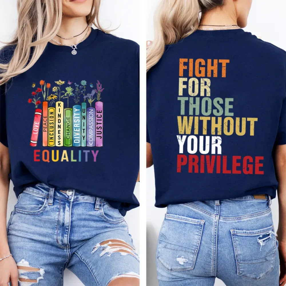 Women'S Equality Round-Neck Short Sleeve T-Shirt