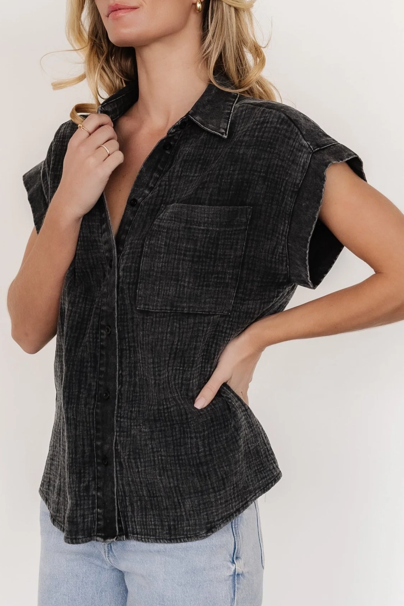 Daily Soft And Breathable Turn-Down Collar Shirt
