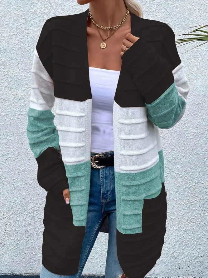 Others Casual Sweater Coat