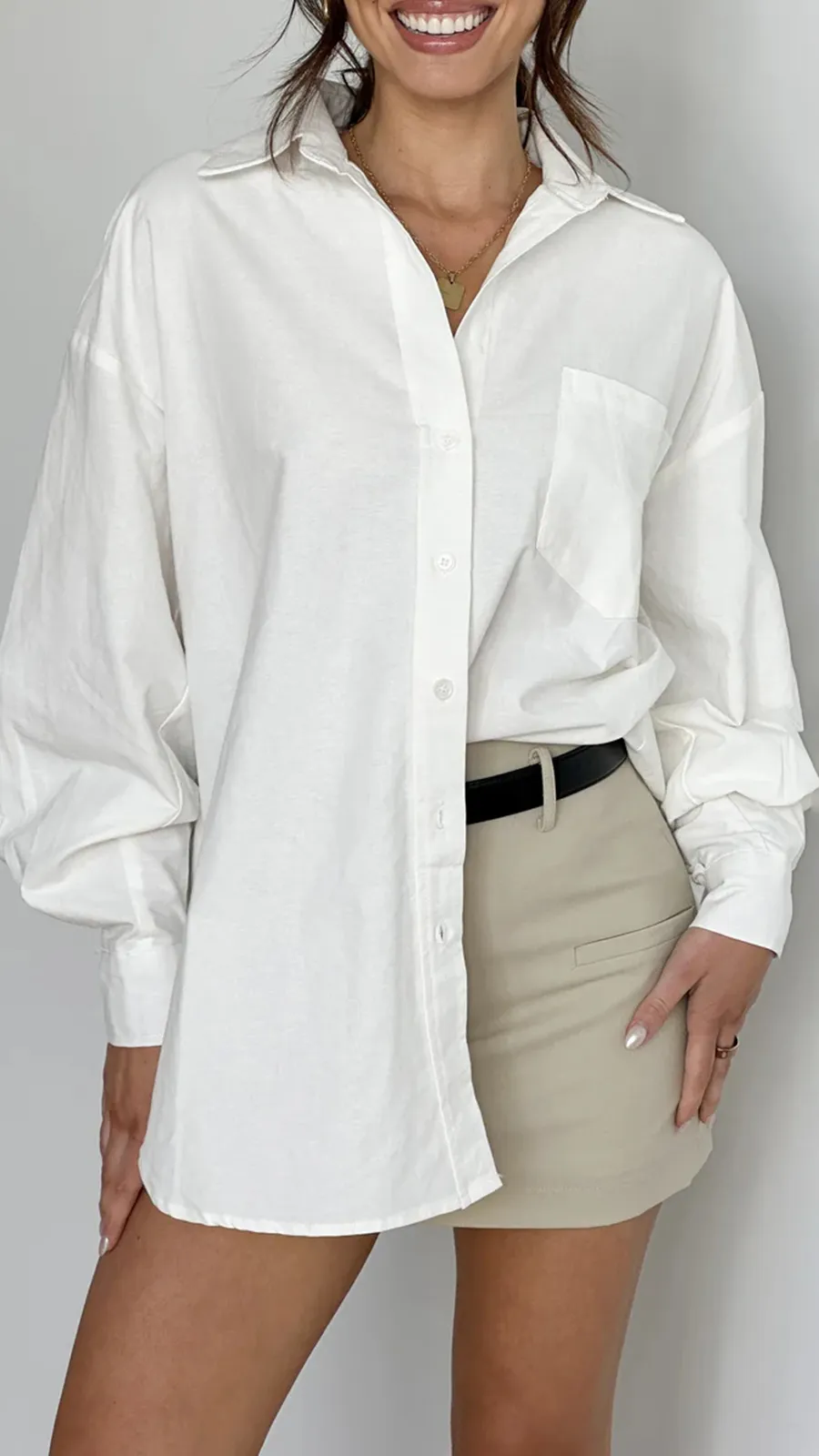 Oversized Button Up Shirt