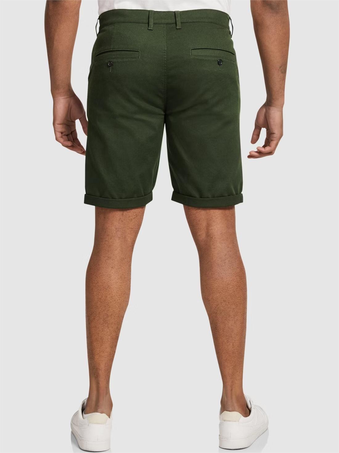 DARK GREEN CHARLIE CANVAS SHORT