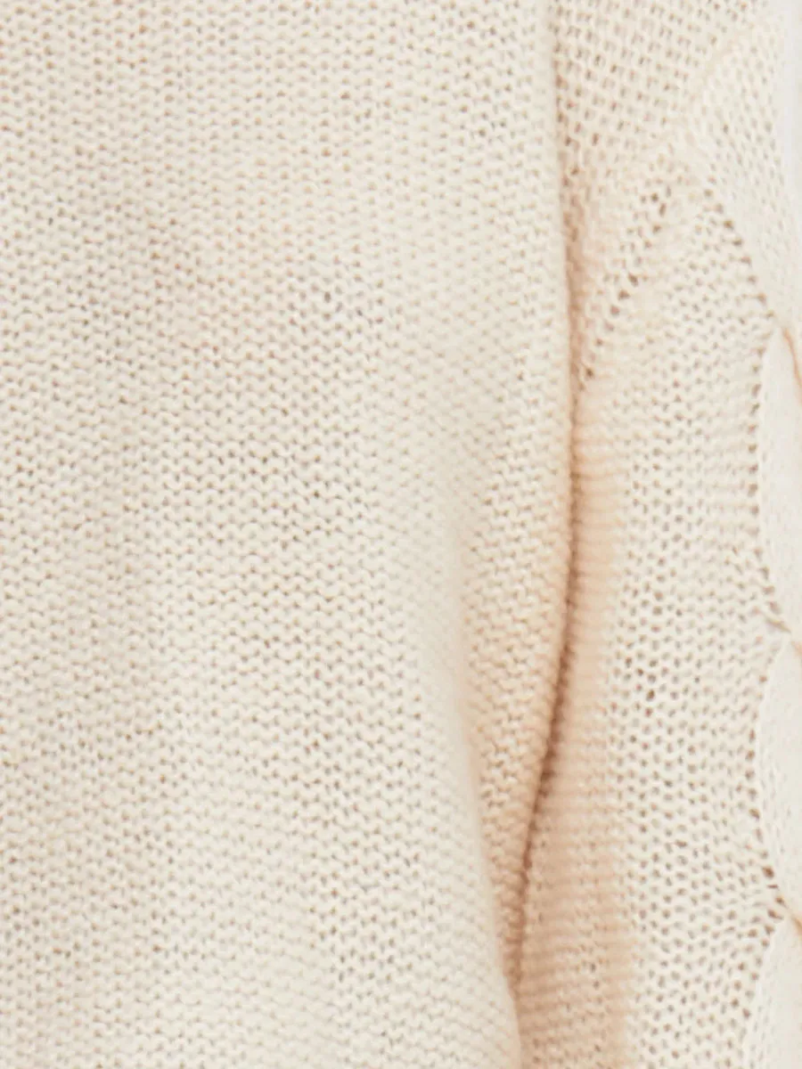 Cable Detail Loose Knit Jumper