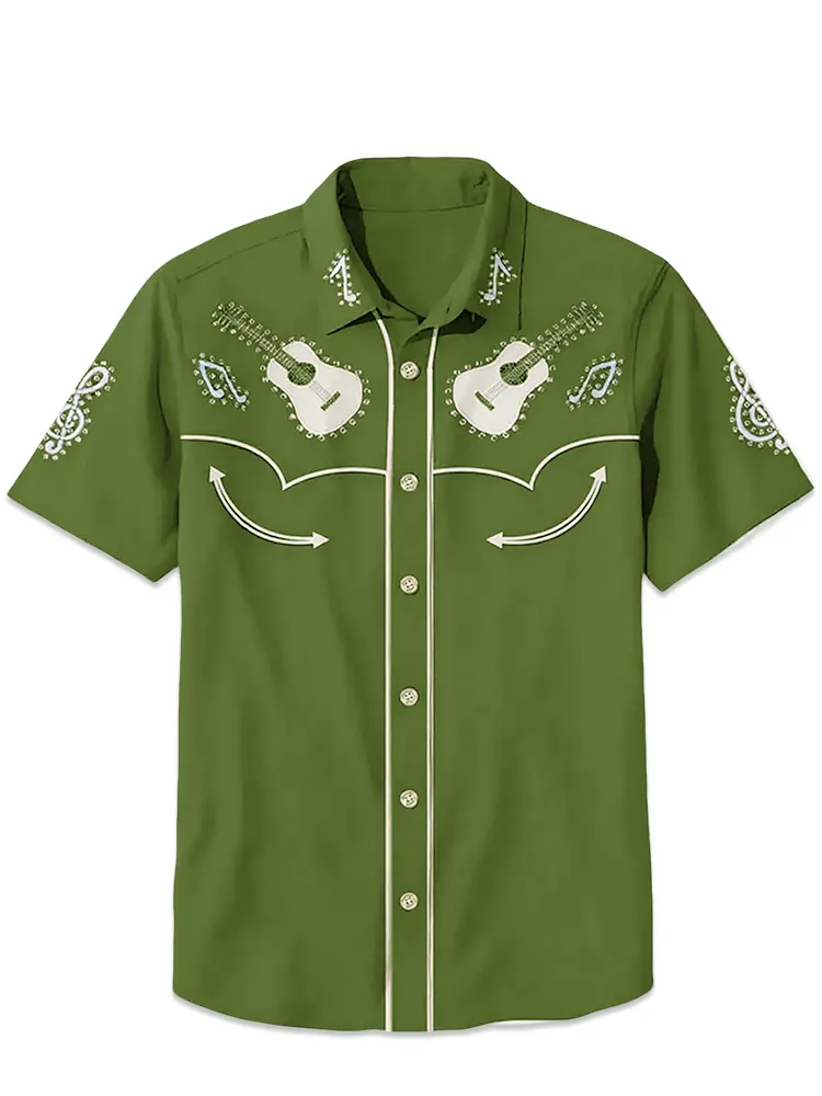 Country And Western Guitar Shirt