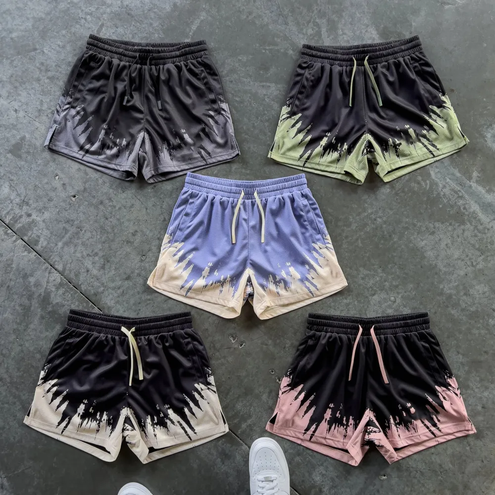5-PACK UAY THAI SHORTS (MID THIGH CUT) SHATTER