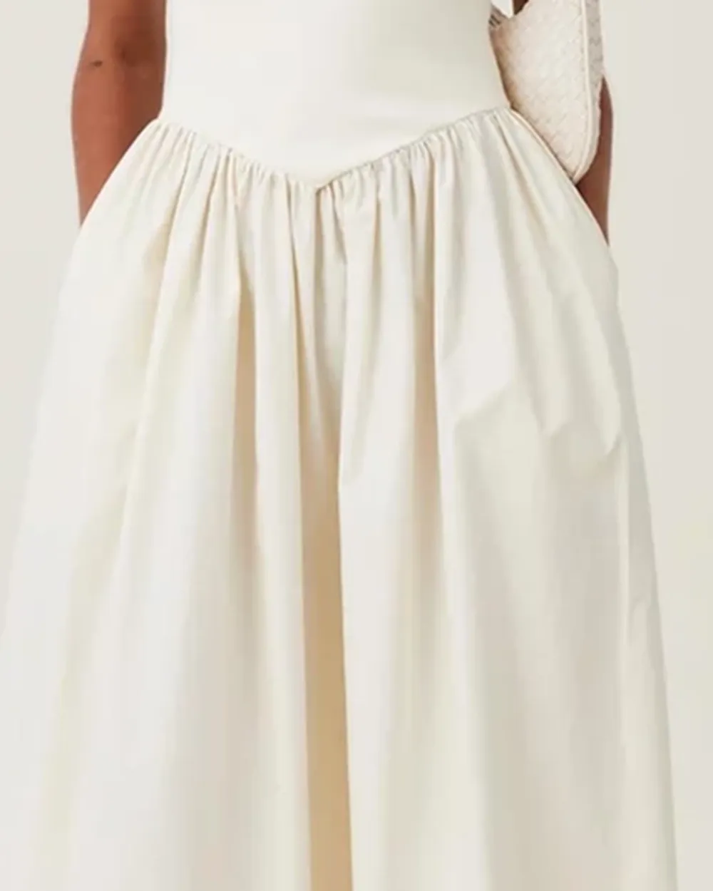 Spliced ​​Suspender Maxi Dresses