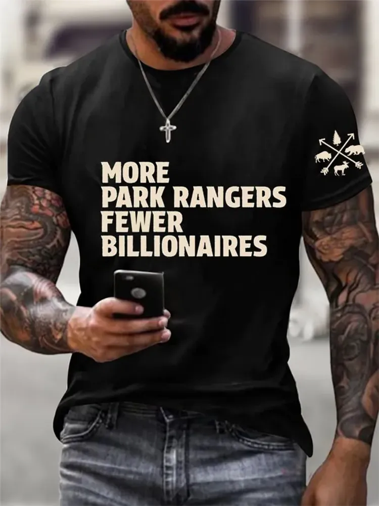 Men'S Print Short Sleeve Casual T-Shirt