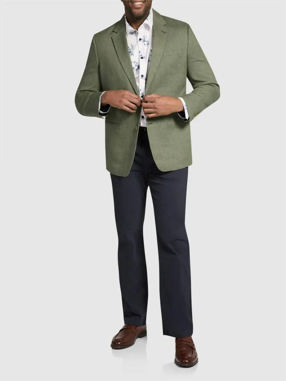 FERN LINEN BLEND BLAZER