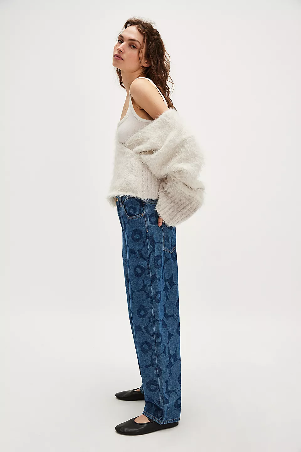 Marimekko Maridenim Barrel Unikko Jeans - Honey Swim