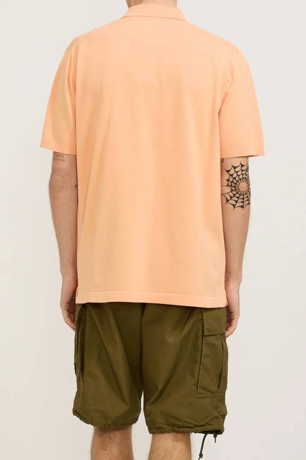 Knit Polo Orange