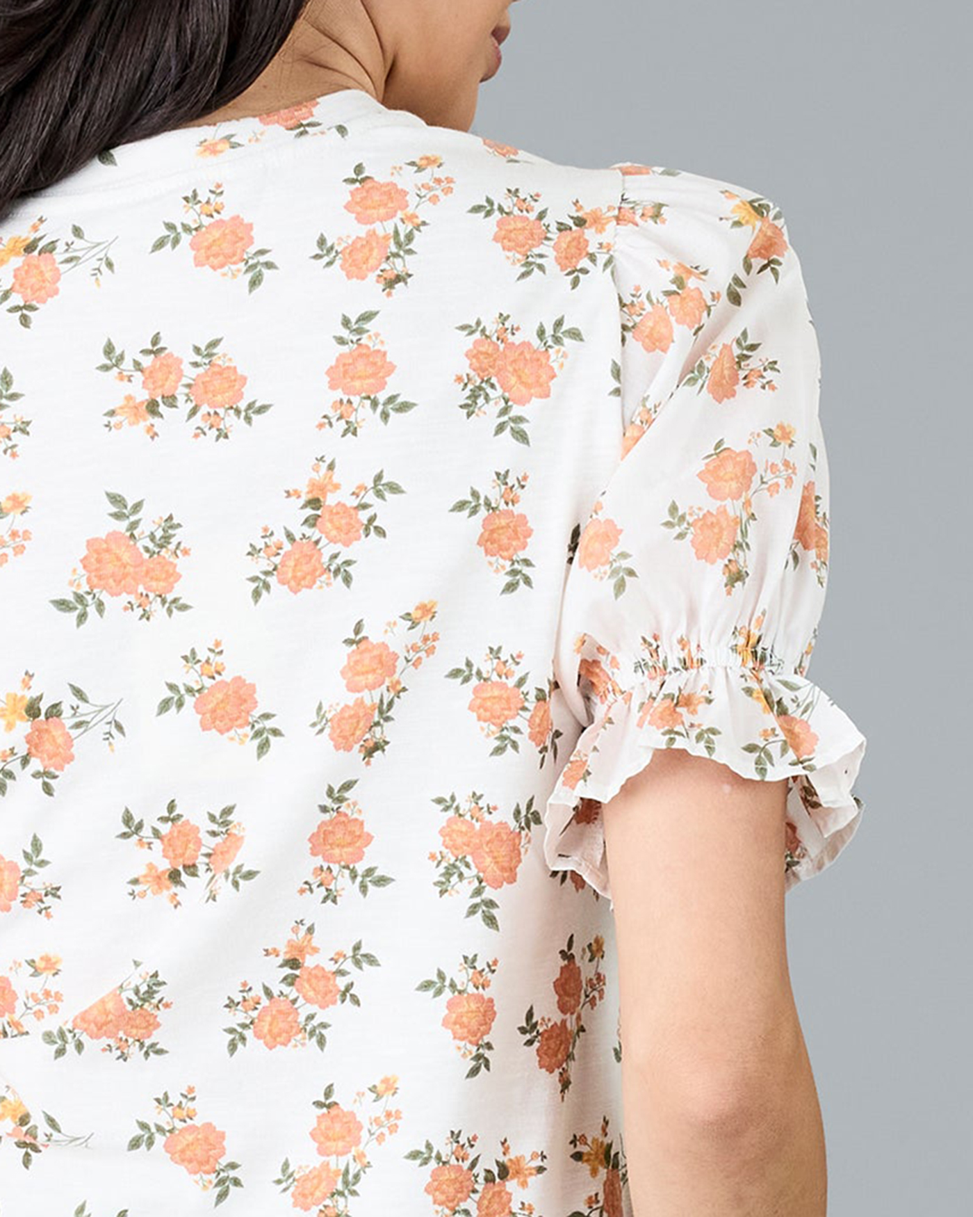 Small Floral Print Blouse