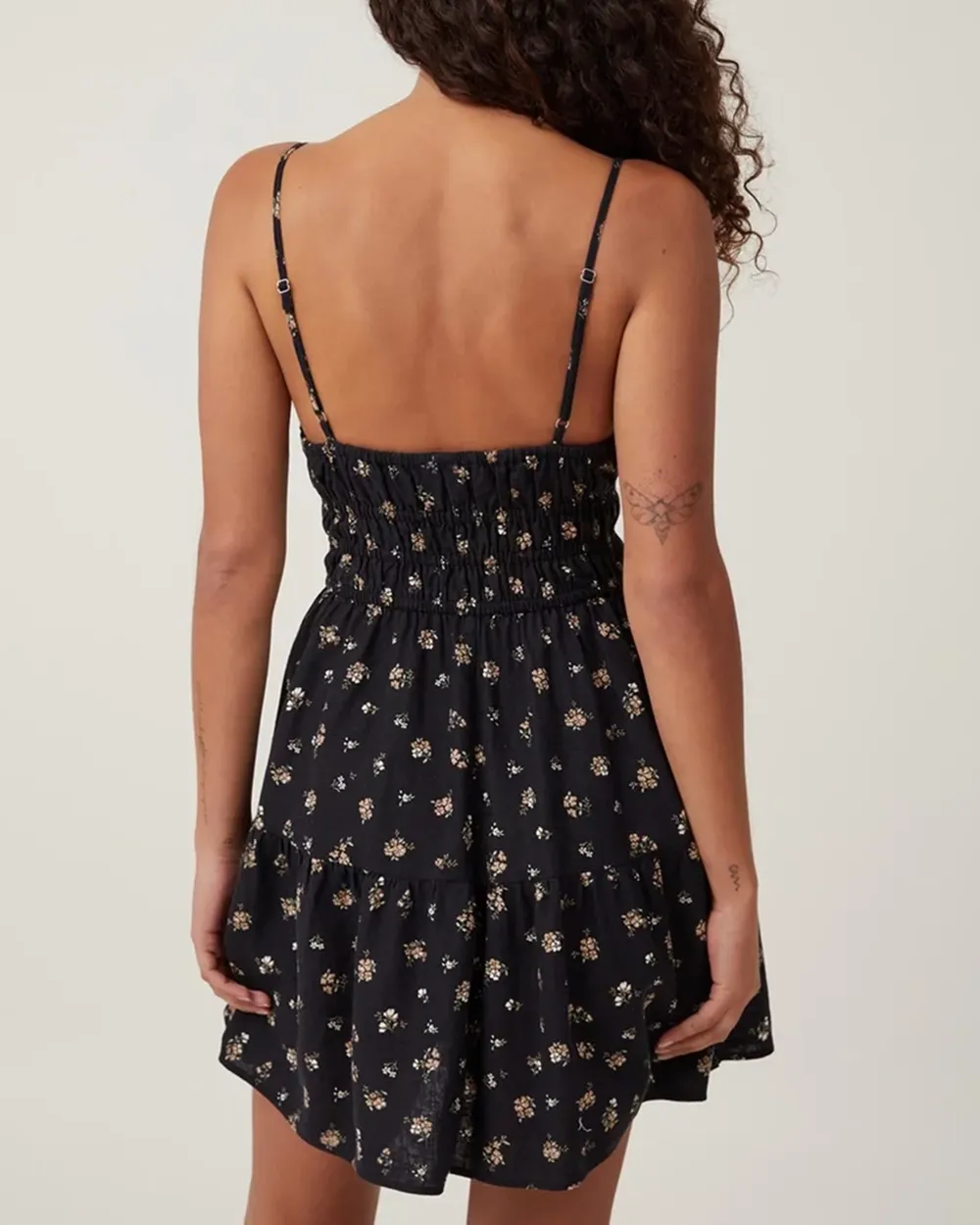 Tiered Mini Dress