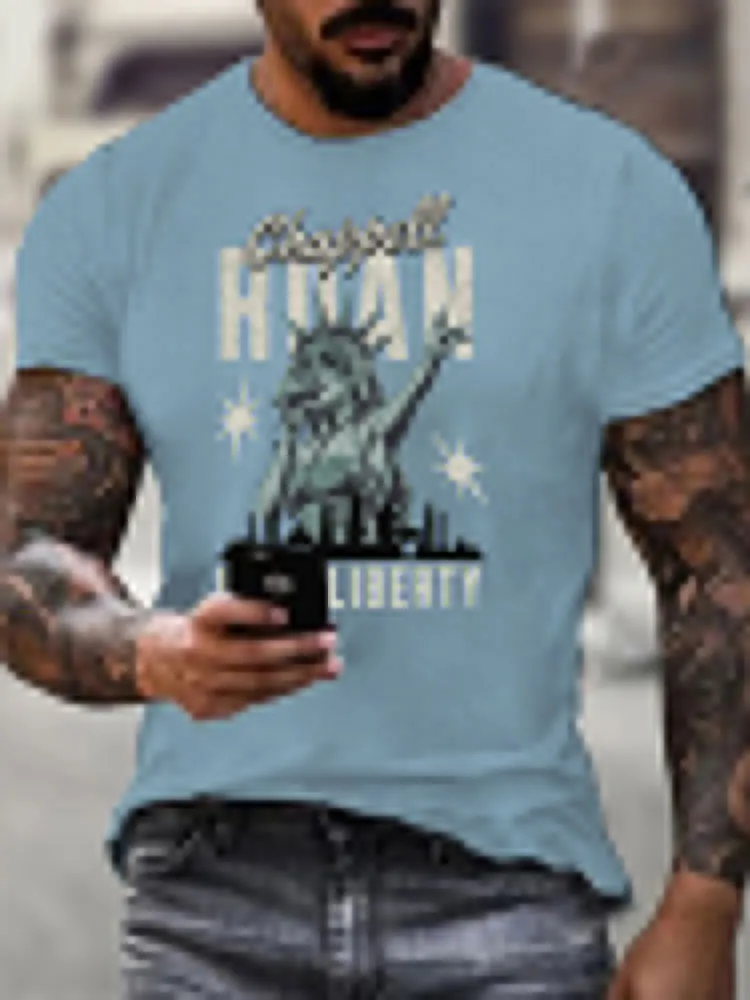 Men'S Chappell Roan Lady Liberty Round-Neck Short-Sleeved T-Shirt
