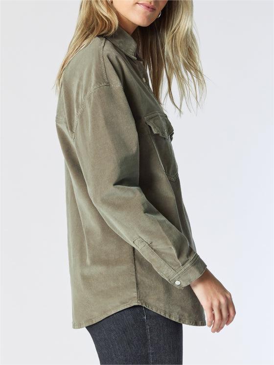 Regular Cotton Corduroy Shirt