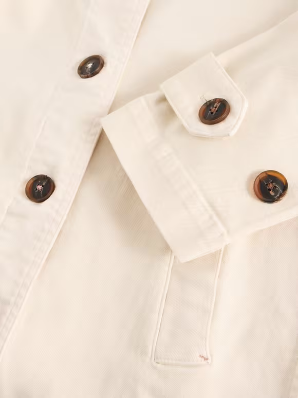 Denim Collared Coat