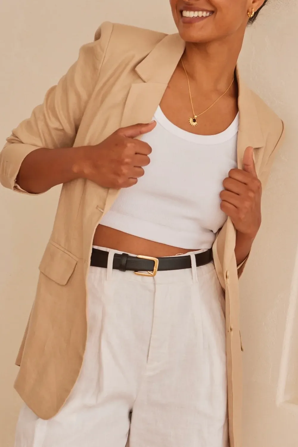 Longline Skinny  Casual Blazer