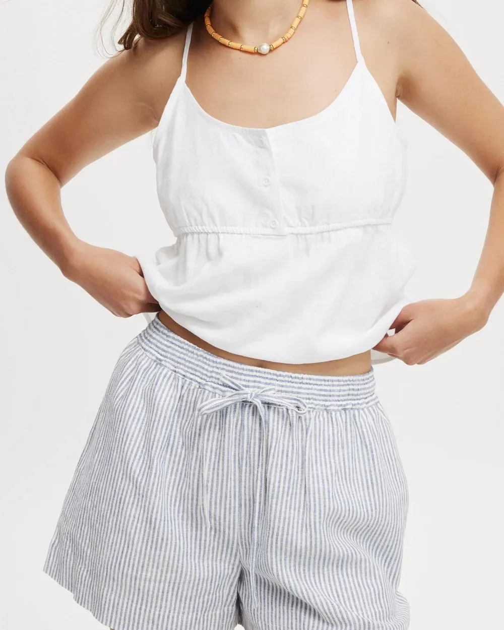 Casual Rolled-Up Shorts
