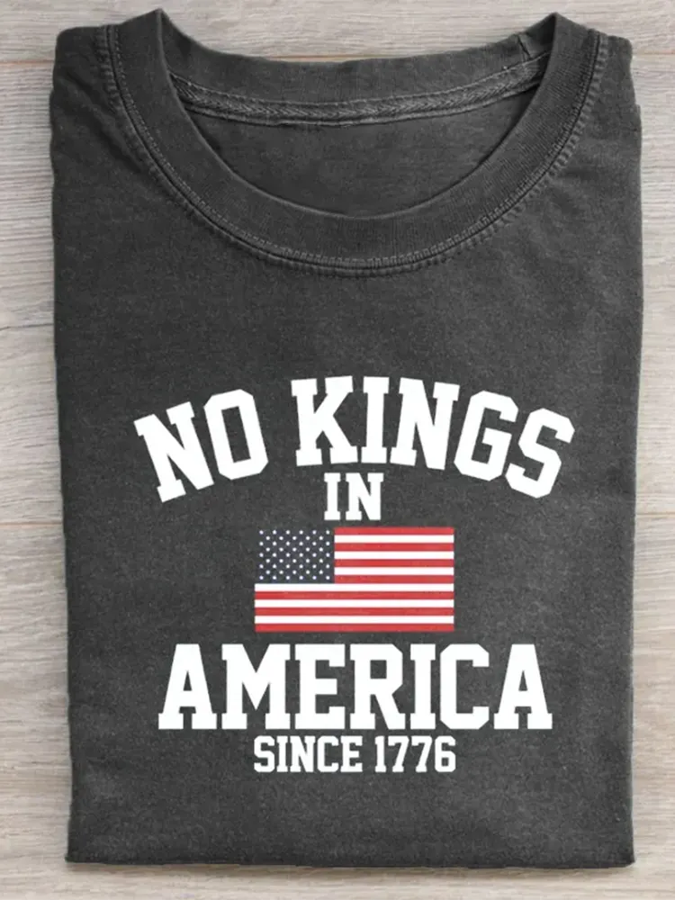 No Kings In America T-Shirt