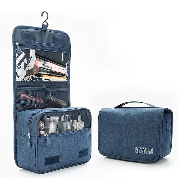 Hanging Toiletry Travel Bag Travel Cosmetic Organizer Accessories Storage Bag Waterproof Makeup Cosmetic Bag With Multi Pocket Bathroom Wash Bag