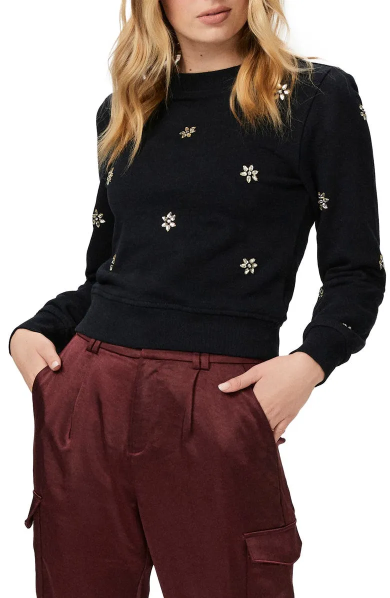 Ordenna Embellished Cotton Sweatshirt