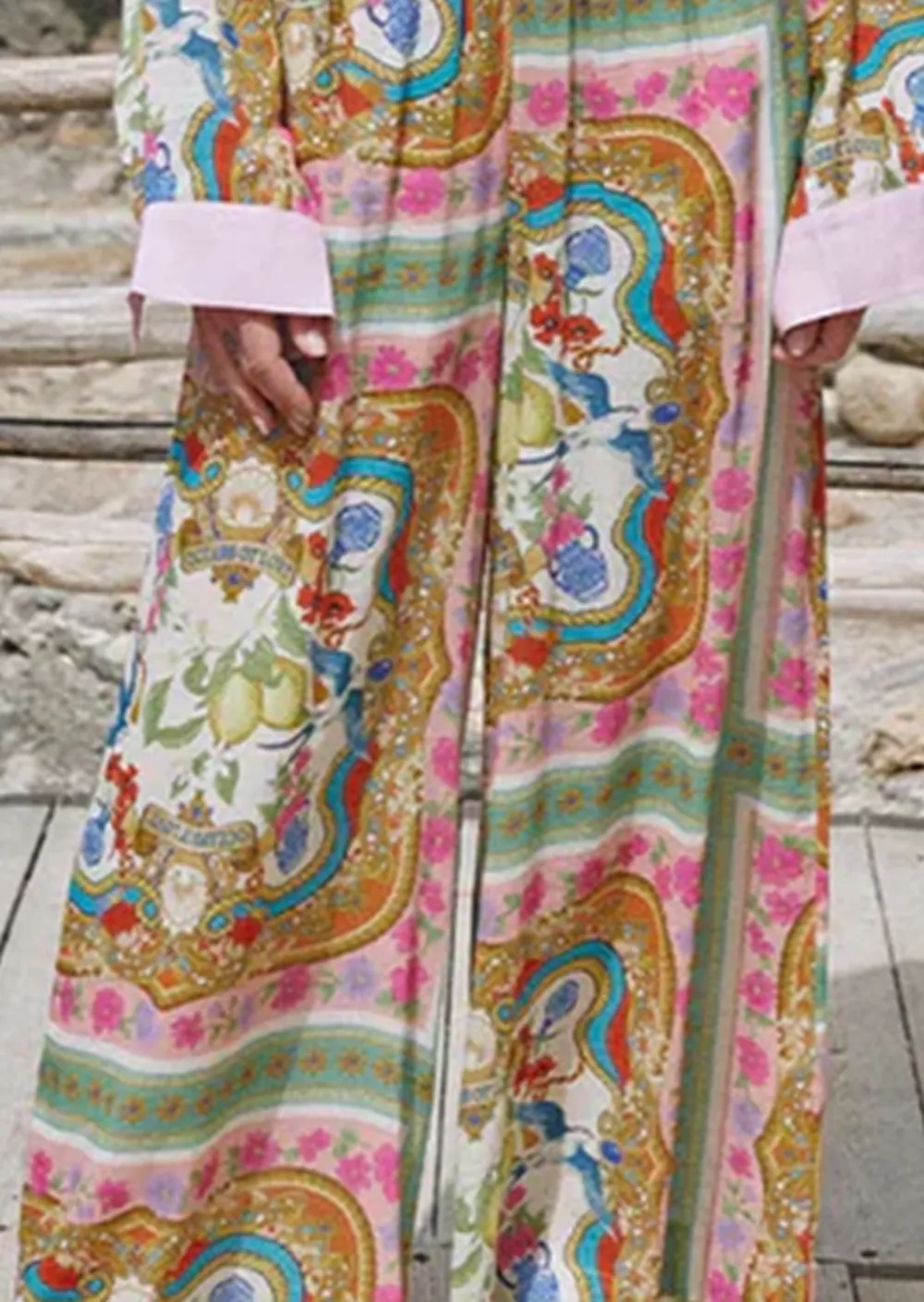 Colorful Patterned Loose Pajama Pants