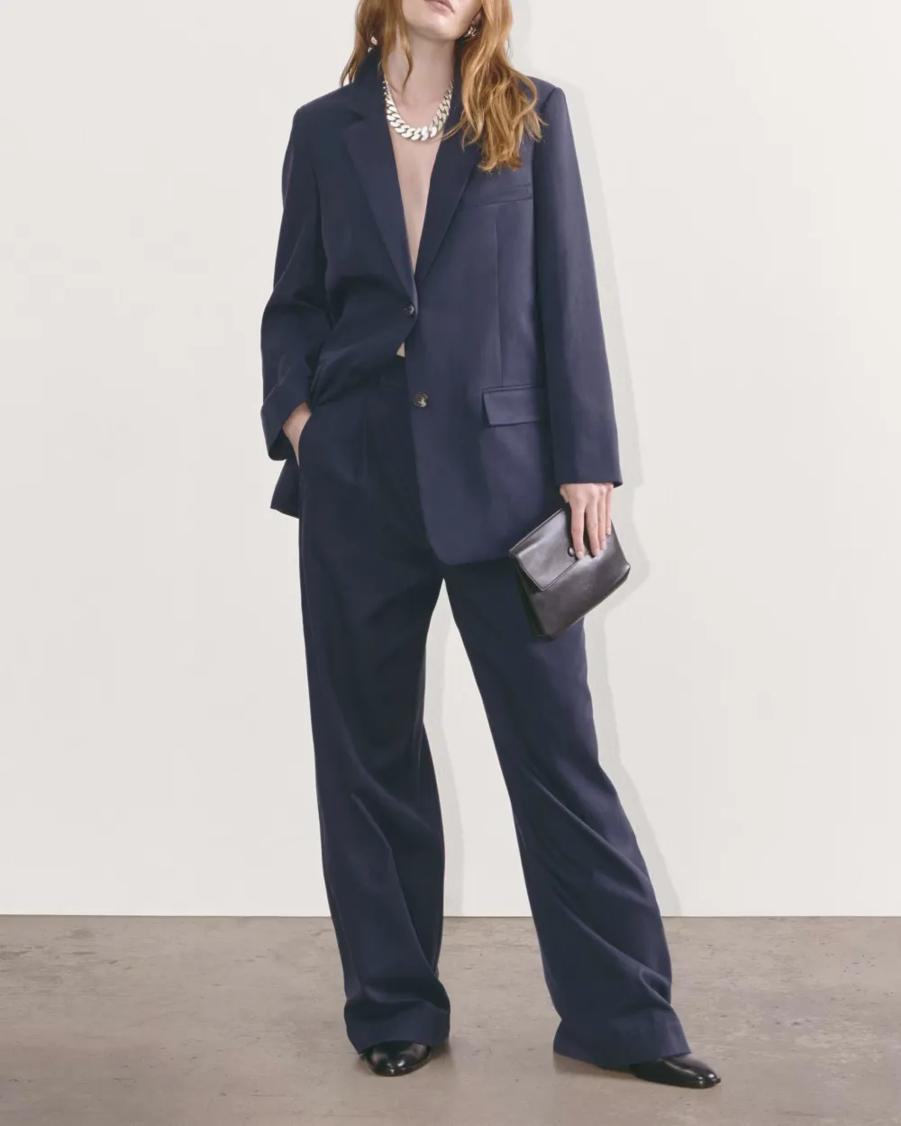 Mid-Waist Casual Pants