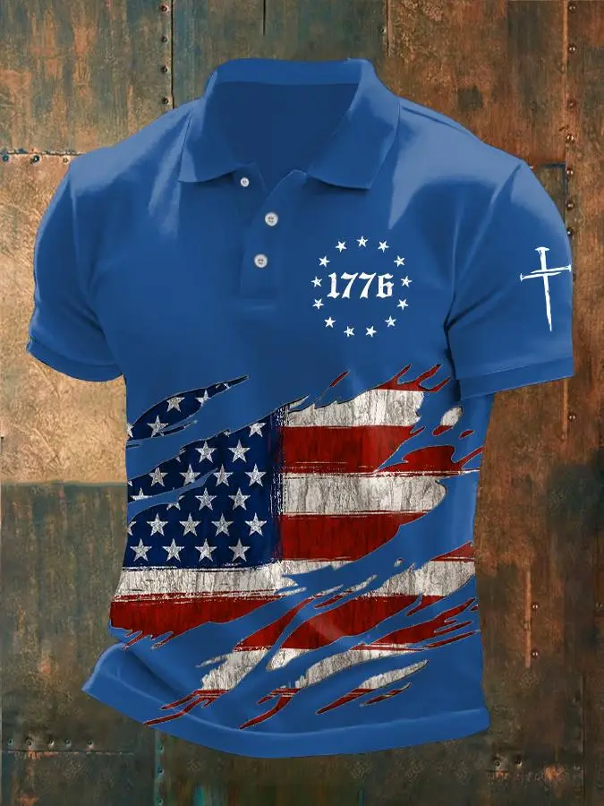 Men's Independence Day Polo Shirt
