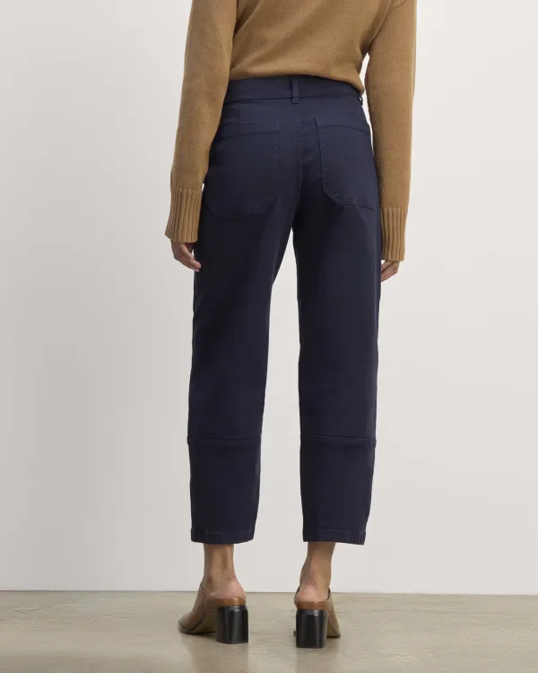 Solid Color Wide-Leg Pant