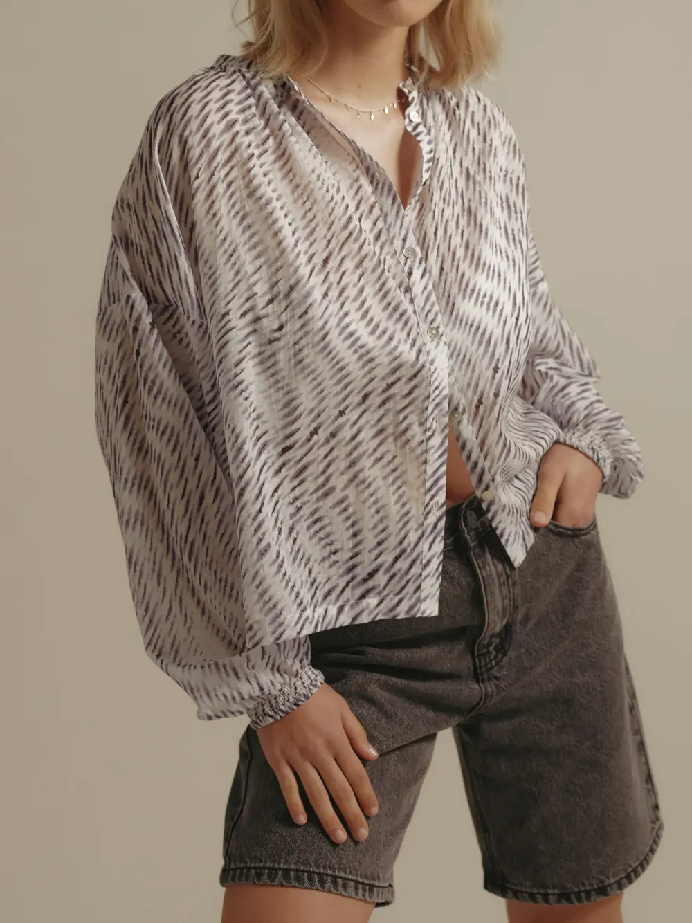 Elementary Gather Detail Blouse