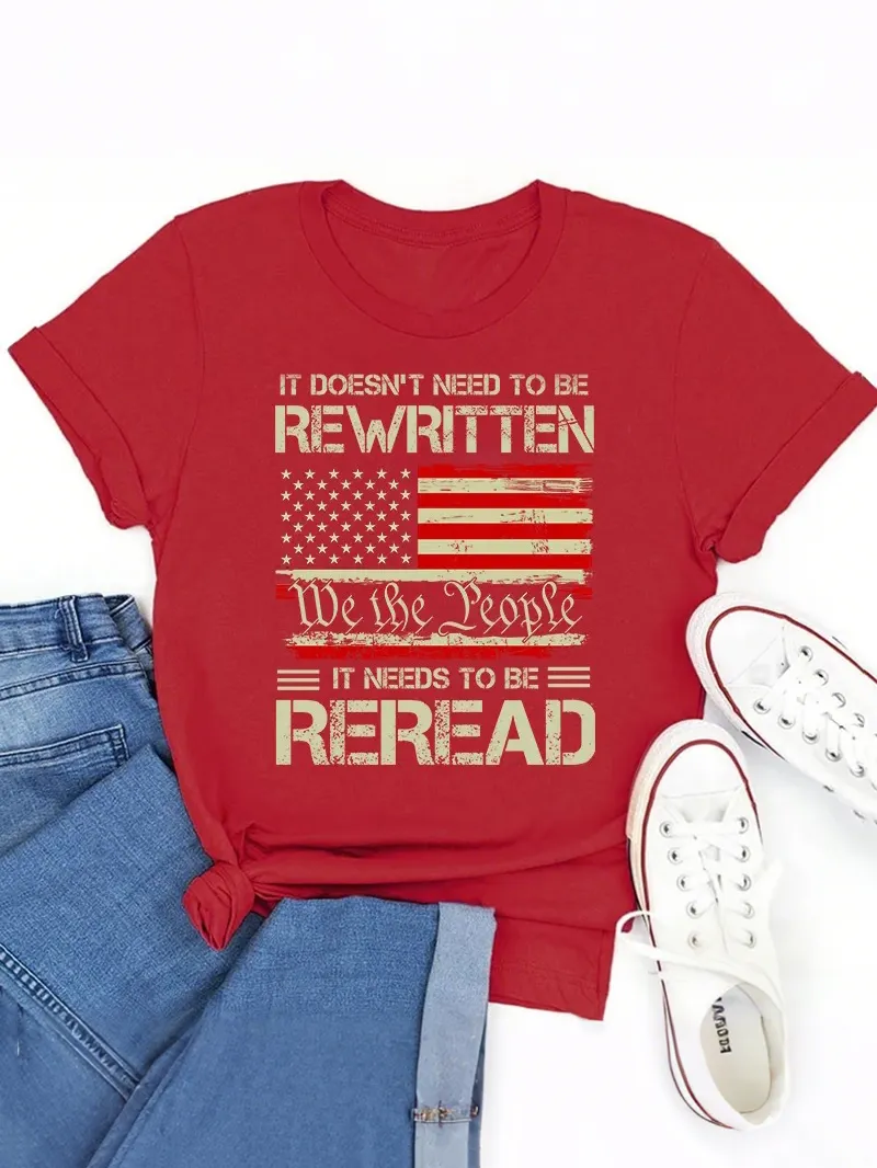 It Doesn'T To Be Rewritten It Needs To Be Reread Teacher T-Shirt