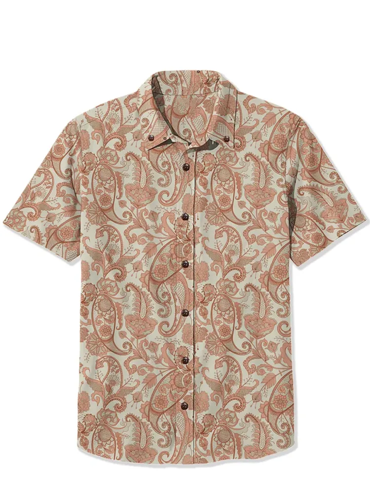 Western Plant Print Shirt