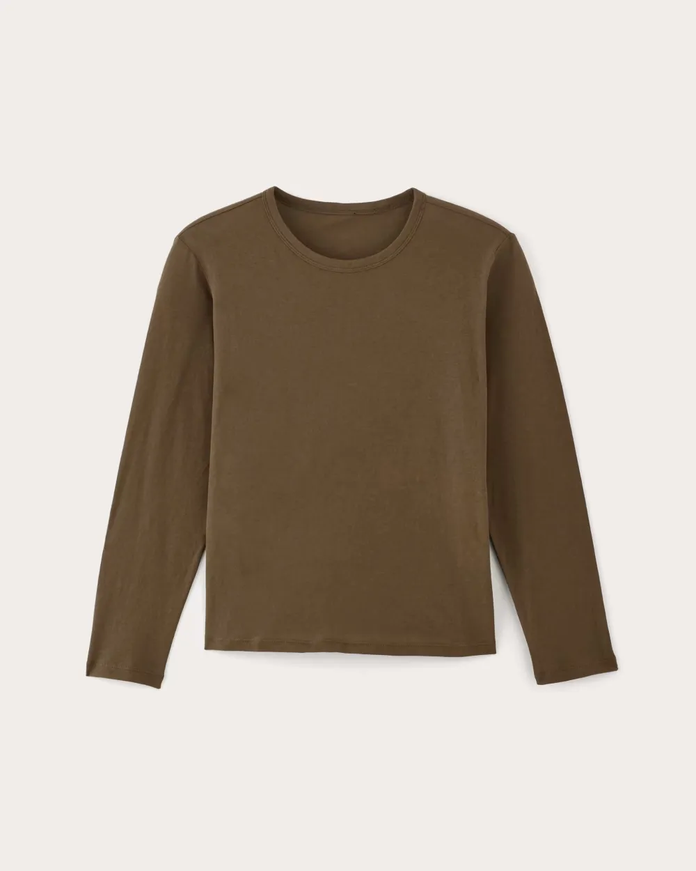Crew Neck Long-Sleeve Tee
