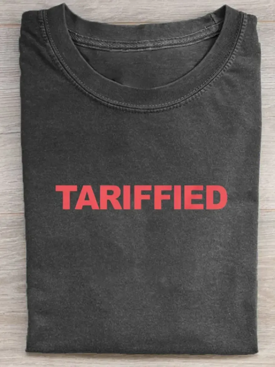 Tariffied Tariff Terrified T-Shirt