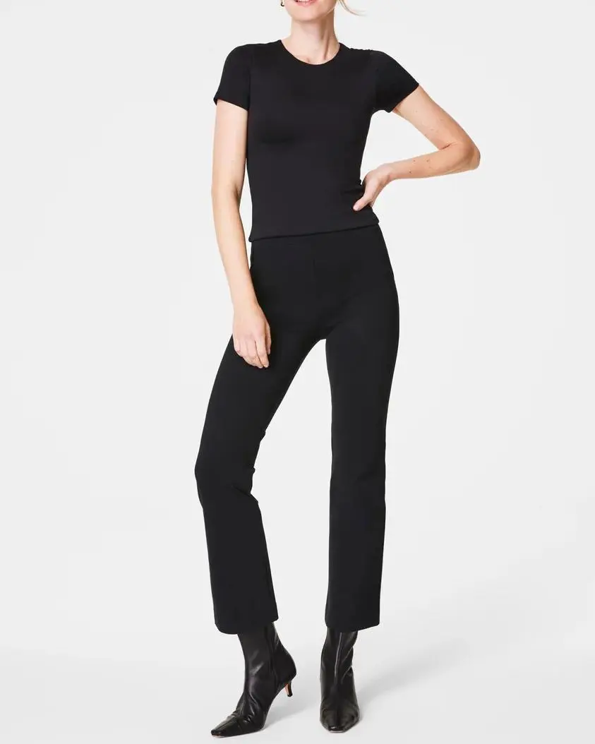 Slim Solid Color Crewneck T-Shirt