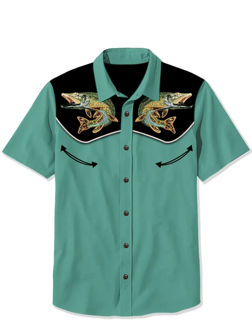 Retro Big Fish Sea Life Shirt