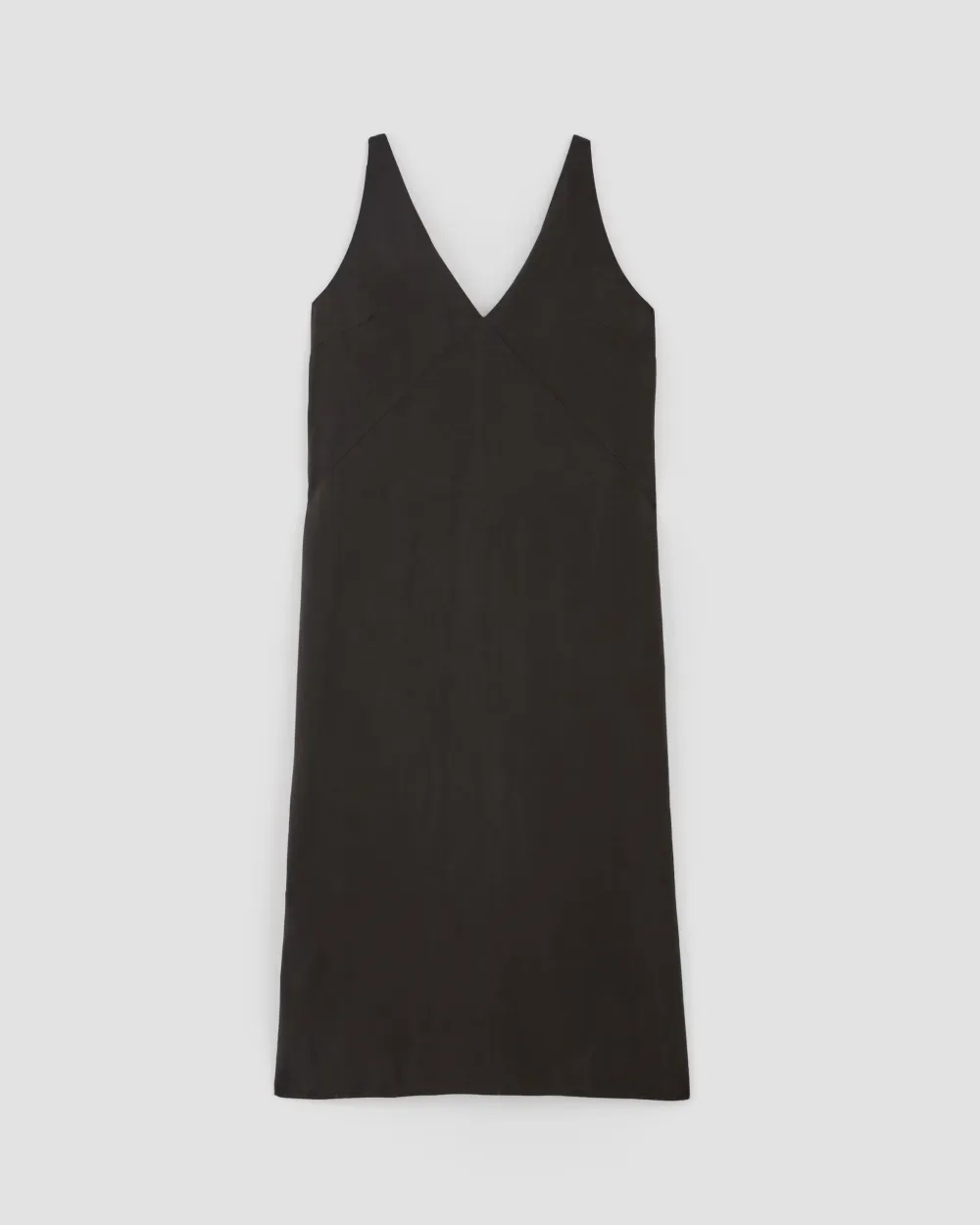 V Neck Midi Slip Dress