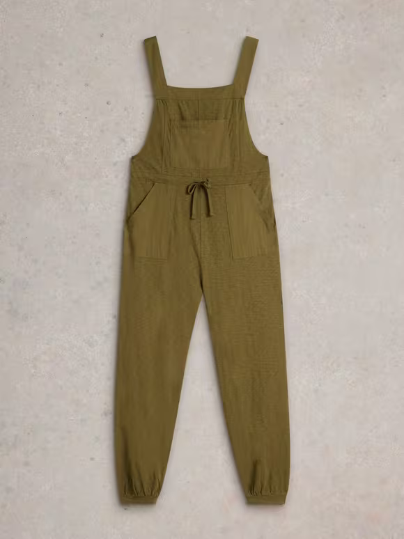 Casual Style Jersey Dungaree