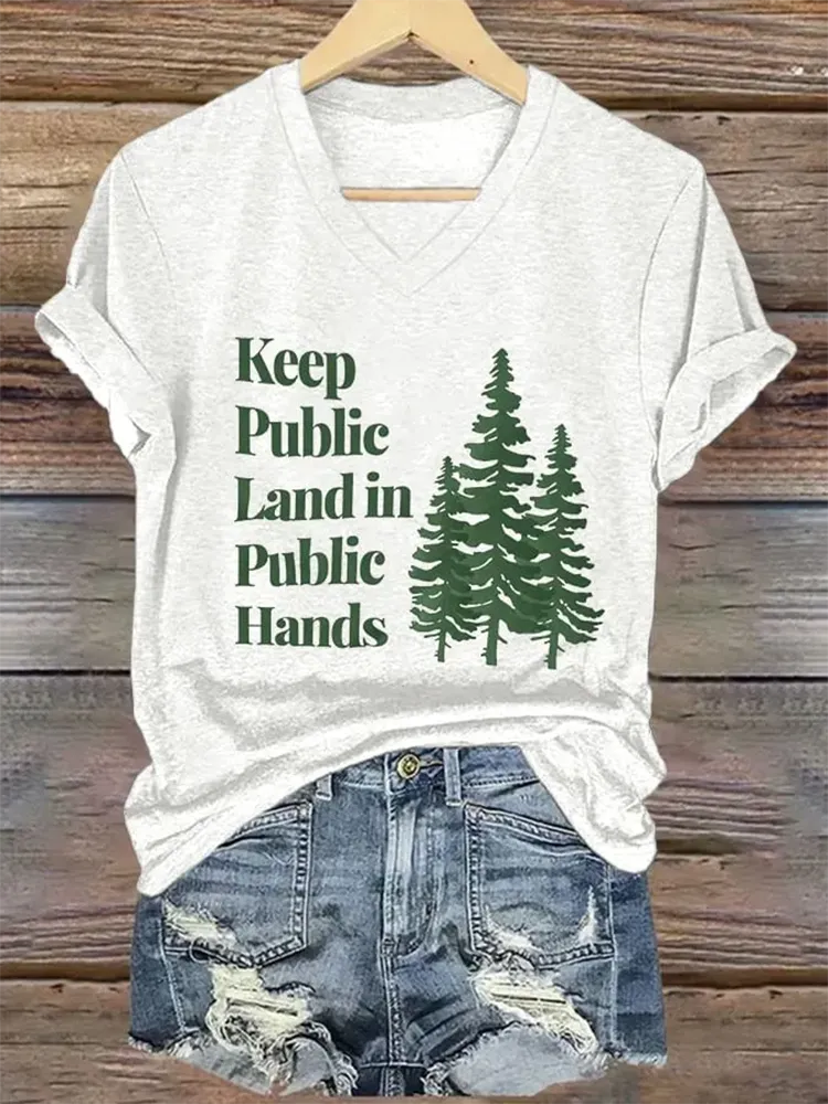 Women'S Vintage National Park Print T-Shirt