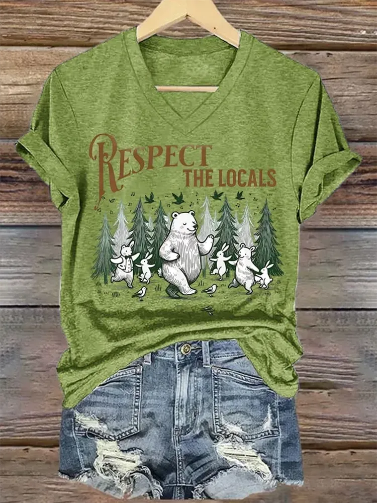 Women'S National Park Conservation Print Short Sleeve T-Shirt