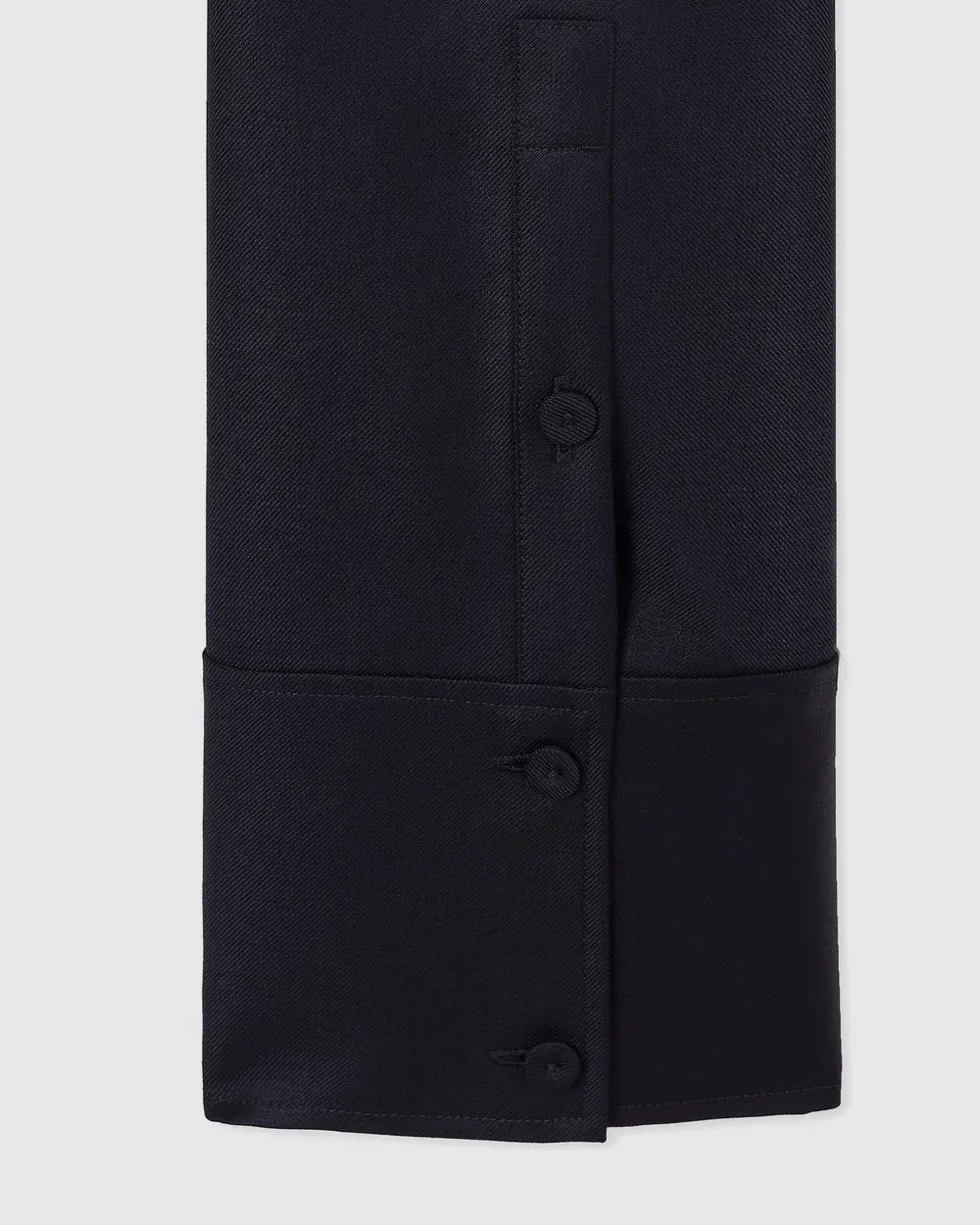 Wool Midi Shirt Dress