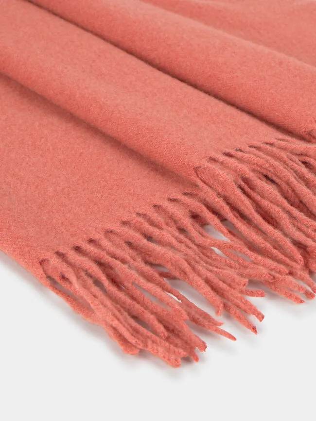 Dark Makeup Fringed Scarf