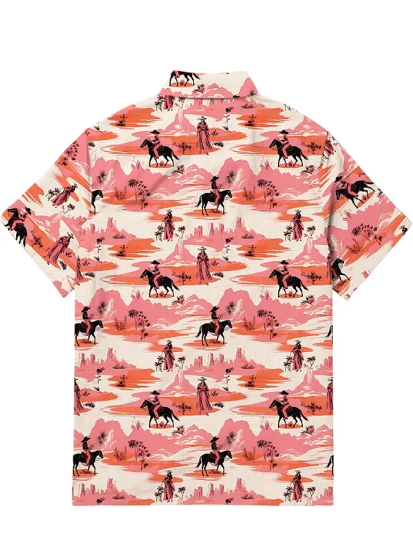 Pink Cowboy Shirt