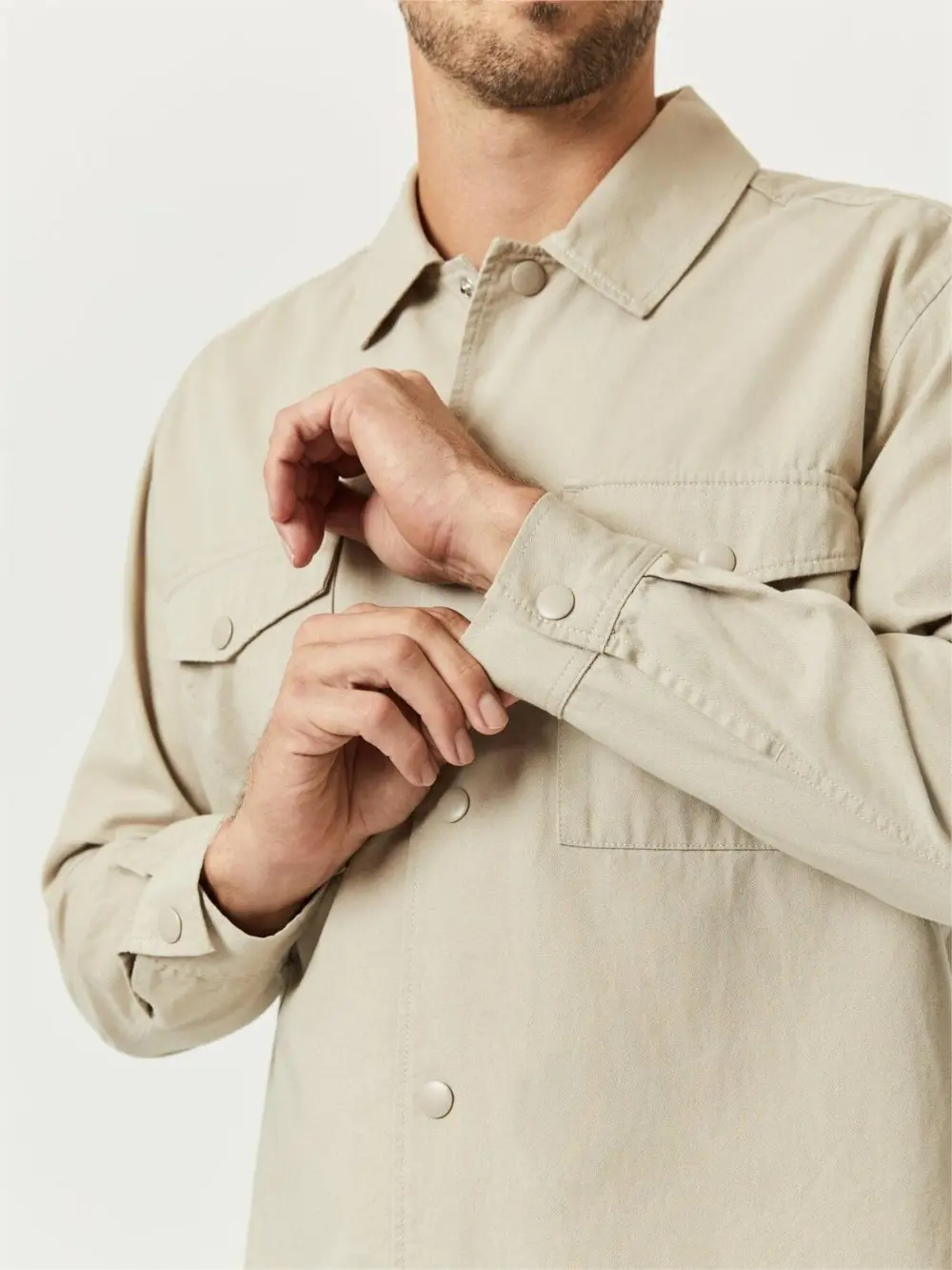 Khaki Utility - Style Men's Shirt